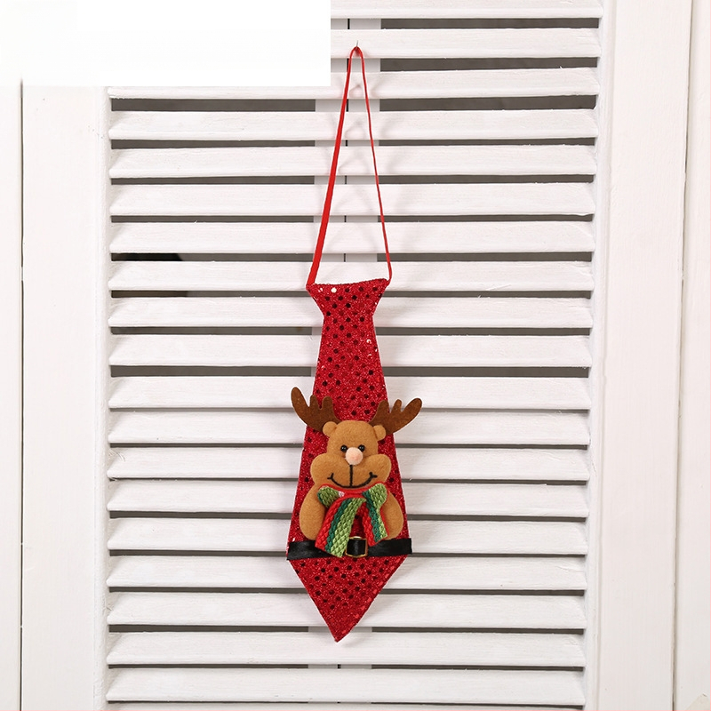 Νέες χριστουγεννιάτικες διακοσμήσεις Άγιος Βασίλης χιονάνθρωπος ελάφι μενταγιόν ενήλικες παιδιά δημιουργική διακόσμηση δώρου γραβάτα