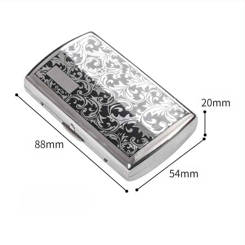 Kūrybingas itin plonas dvigubo pistoleto cigarečių dėžutės vario cigarečių dėžutės rašalo Tang žolės šiurkšti šaka 12 pakuočių korozijos ekrano spausdinimo rašto suspaudimo cigarečių segtukas