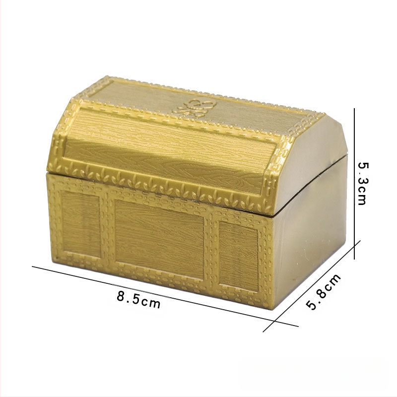 „Amazon“ piratų maža lobių skrynia, žaislas, vaikų lobių skrynios dekoracijos, baro išleistuvių maži papuošalai, piratų lobių skrynia