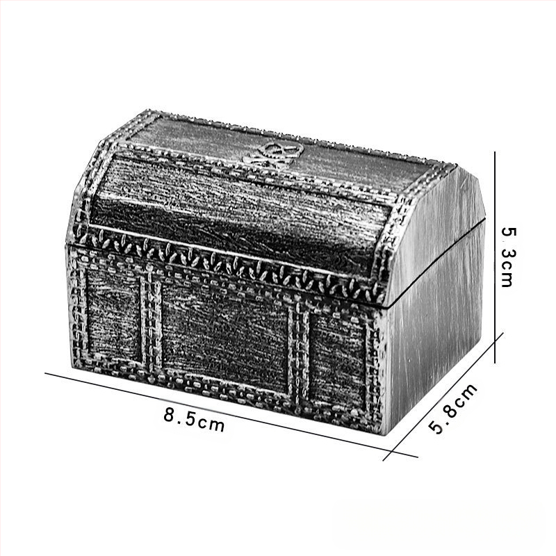 „Amazon“ piratų maža lobių skrynia, žaislas, vaikų lobių skrynios dekoracijos, baro išleistuvių maži papuošalai, piratų lobių skrynia