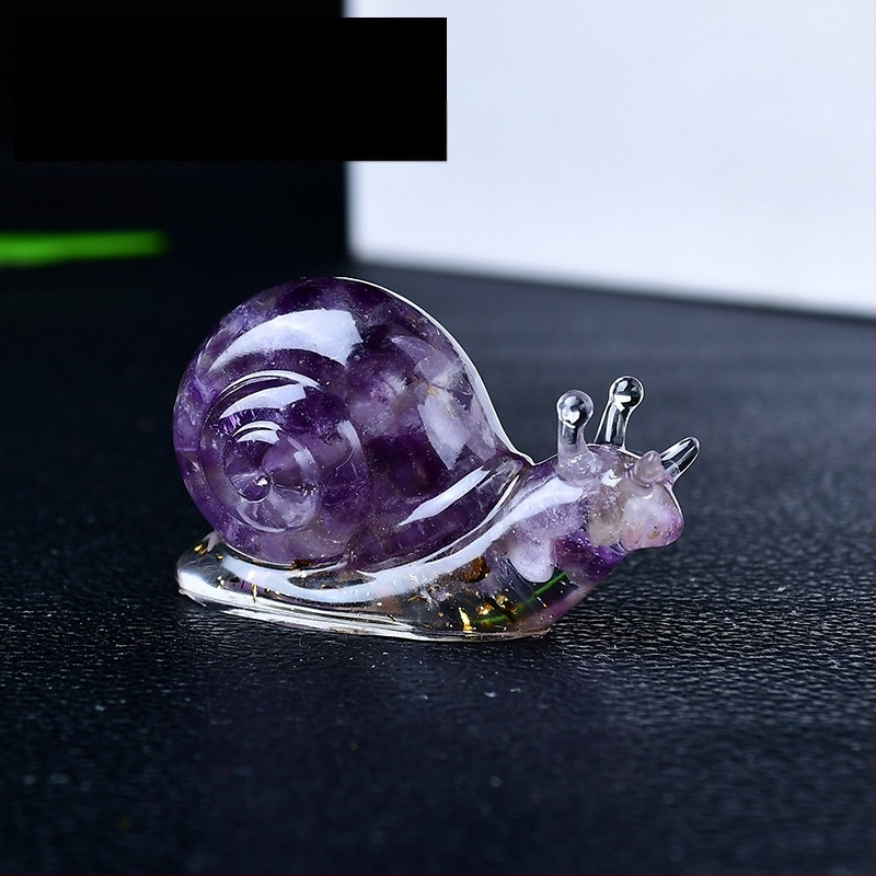 Natūralaus krištolo žvyro sraigių papuošalai klijų lašinimo amatai namų svetainė vaikų stalas kūrybinė dekoravimo dovana