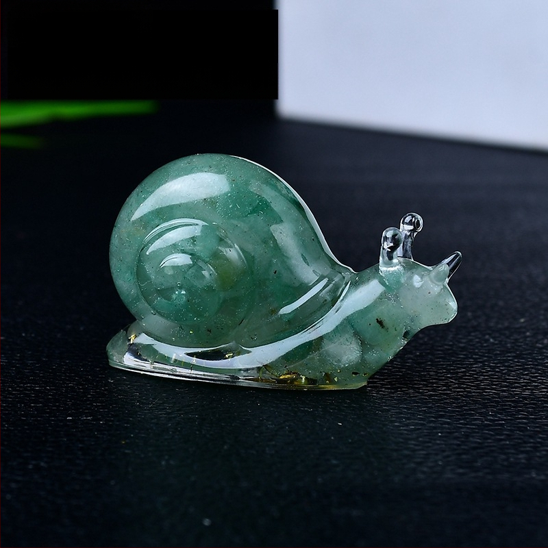 Natūralaus krištolo žvyro sraigių papuošalai klijų lašinimo amatai namų svetainė vaikų stalas kūrybinė dekoravimo dovana