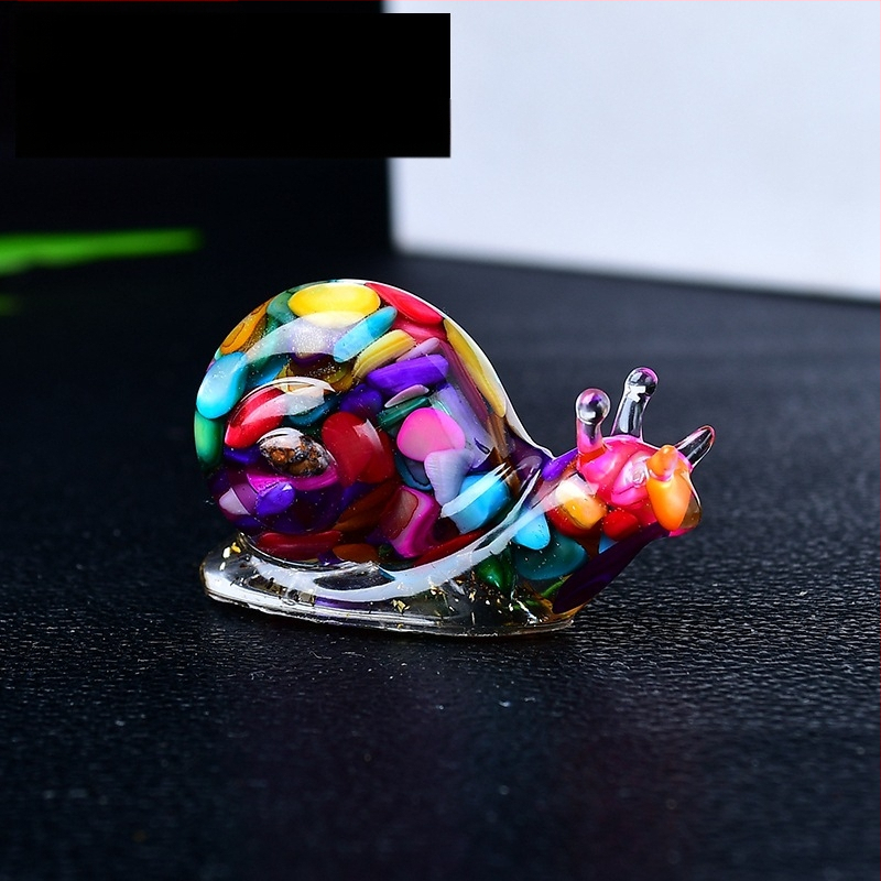 Natūralaus krištolo žvyro sraigių papuošalai klijų lašinimo amatai namų svetainė vaikų stalas kūrybinė dekoravimo dovana