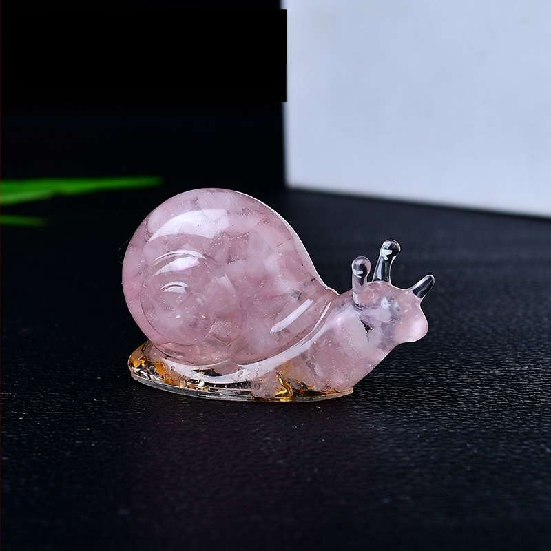 Natūralaus krištolo žvyro sraigių papuošalai klijų lašinimo amatai namų svetainė vaikų stalas kūrybinė dekoravimo dovana