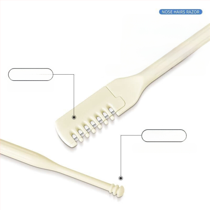 Περιστρεφόμενο τρίμερ για τρίχες μύτης για άνδρες και γυναίκες, ειδικό εργαλείο ξυρίσματος, μικρό ψαλίδι για την αφαίρεση τριχών μύτης, ξυράφι ρουθούνιου