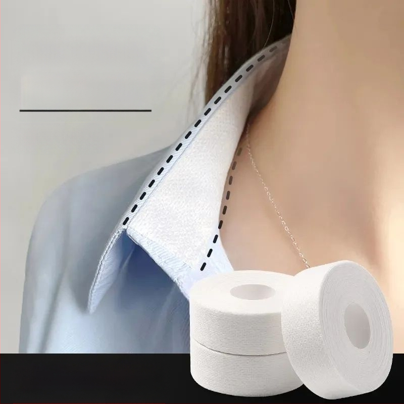 Lipdukai nuo purvo antkaklyje, Lipdukai nuo prakaito, Apsauga nuo apykaklės, Lipni vienkartinė kepuraitė su snapeliu antkaklyje, Lipdukai marškinių apykaklėje, Prakaitą sugeriantys