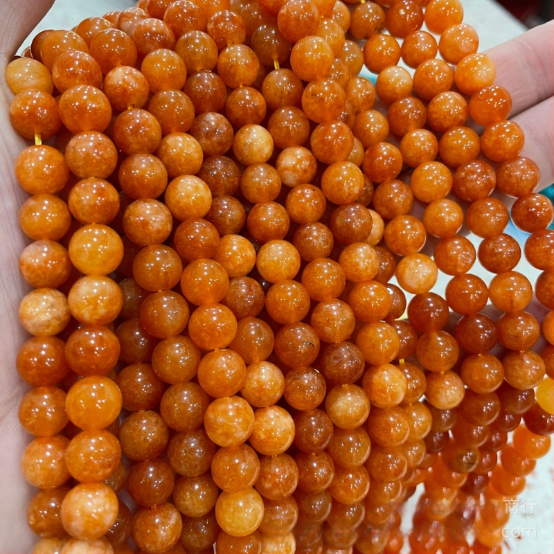 Sunčev kamen narančaste mjesečine labave perle plus žad perle u boji DIY nakit pribor veleprodaja izvor tvornica spot izravna prodaja