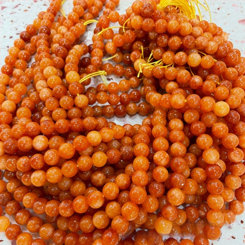 Sunčev kamen narančaste mjesečine labave perle plus žad perle u boji DIY nakit pribor veleprodaja izvor tvornica spot izravna prodaja