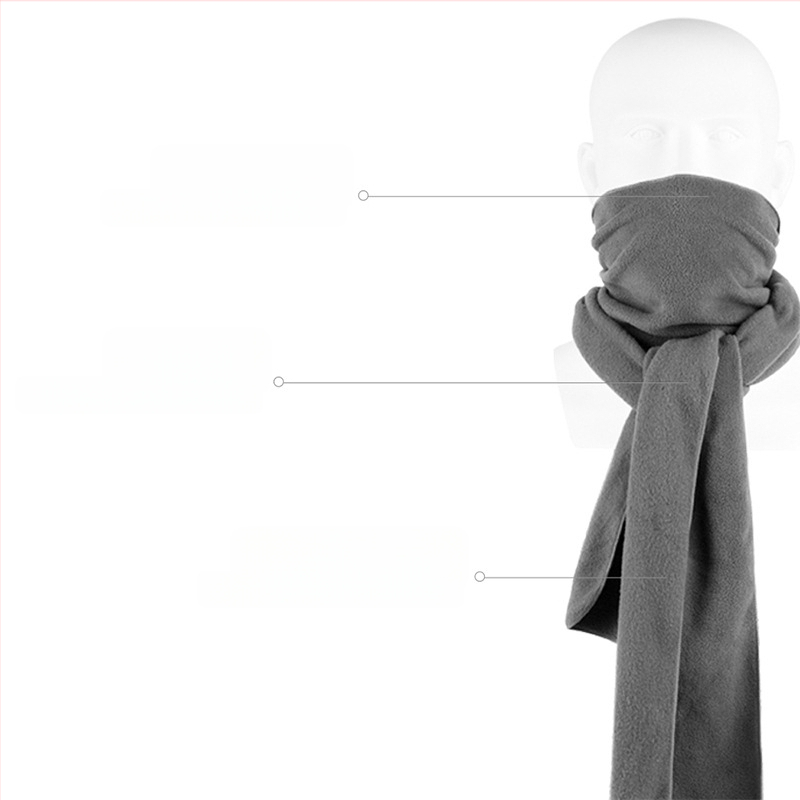 Ruidong Jesenski i zimski vanjski polar flis višenamjenski flis dugi šal, topli šal za vrat, prozračni biciklistički ručnik za lice na zalihi