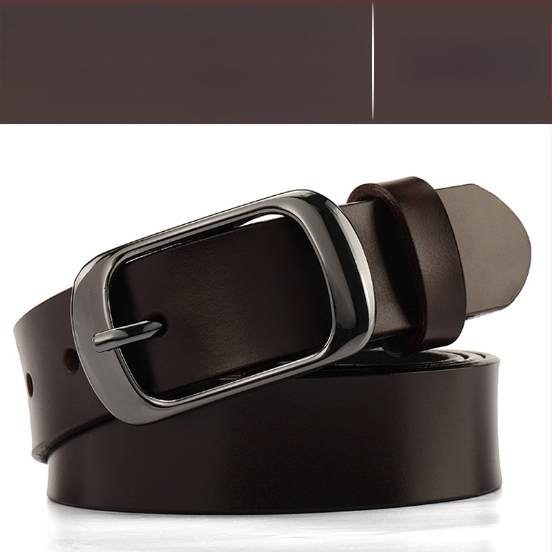 Moteriškas lygios odos diržas, odinis, paprastas, laisvalaikio, platus, kelnių diržas, madingas, universalus, karvės odos diržas, studentiškas, prailgintas, didmeninė prekyba