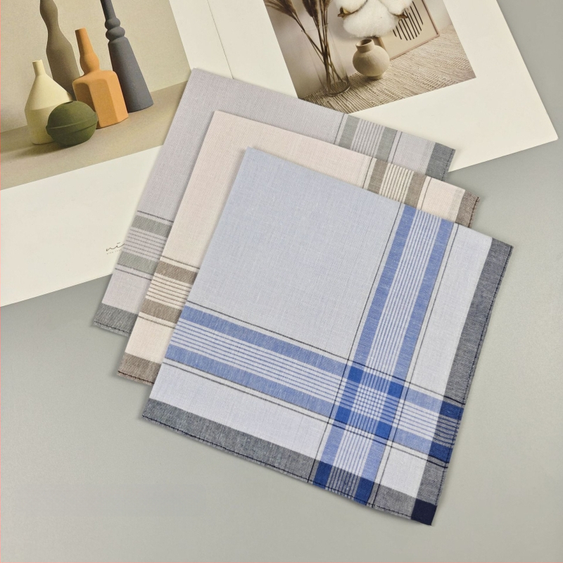 „Cross-Mirror“ geriausiai parduodama grynos medvilnės nosinaitė, vyriška nosinaitė, klasikinio stiliaus pagyvenusiems žmonėms, sena nosinaitė