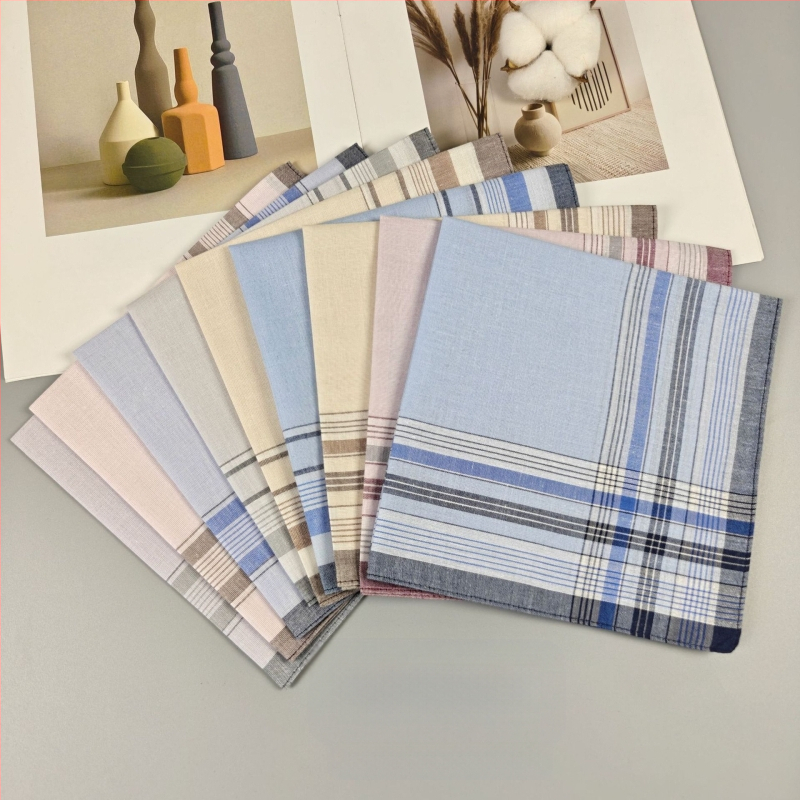 „Cross-Mirror“ geriausiai parduodama grynos medvilnės nosinaitė, vyriška nosinaitė, klasikinio stiliaus pagyvenusiems žmonėms, sena nosinaitė