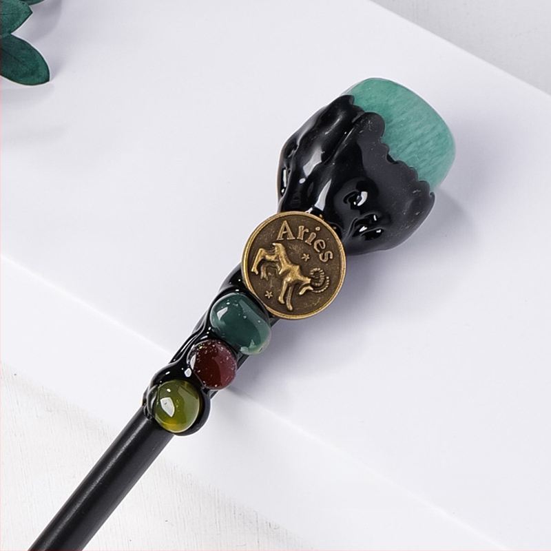 Tarpvalstybinis natūralus krištolas originalus akmuo dvylika žvaigždynų stebuklingos lazdelės krištolo elementas originalus akmuo magiškas skeptras rekvizitai didmeninė prekyba