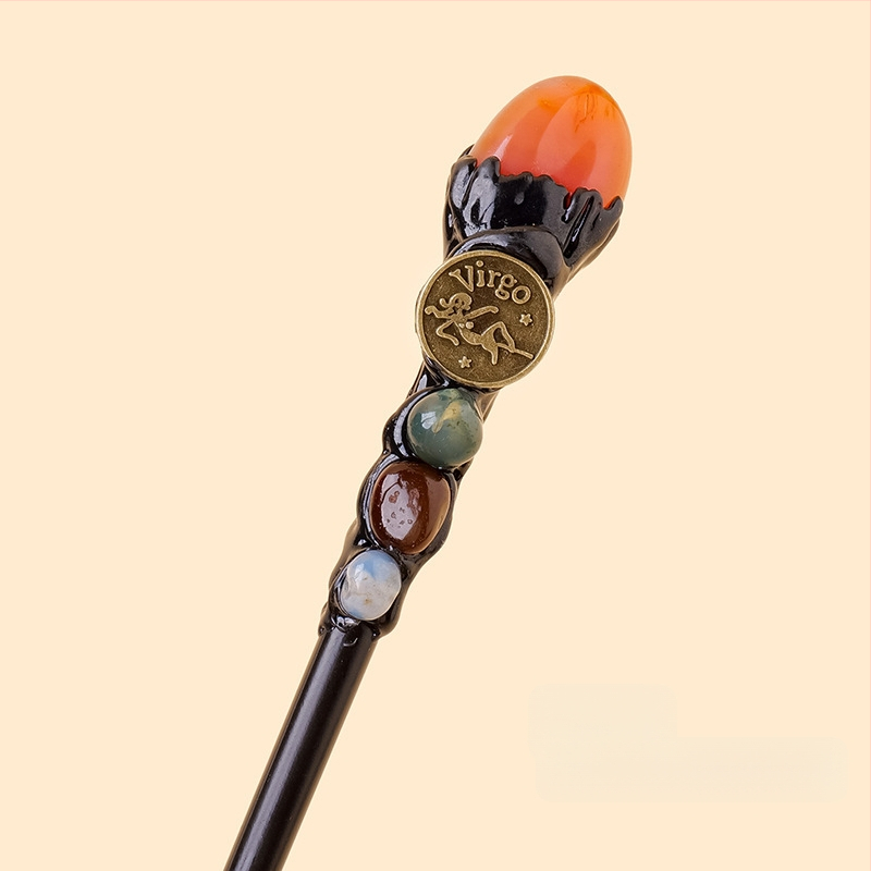 Tarpvalstybinis natūralus krištolas originalus akmuo dvylika žvaigždynų stebuklingos lazdelės krištolo elementas originalus akmuo magiškas skeptras rekvizitai didmeninė prekyba