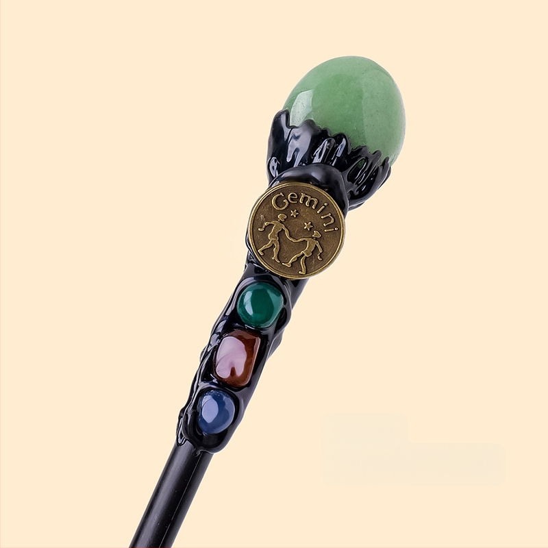 Tarpvalstybinis natūralus krištolas originalus akmuo dvylika žvaigždynų stebuklingos lazdelės krištolo elementas originalus akmuo magiškas skeptras rekvizitai didmeninė prekyba