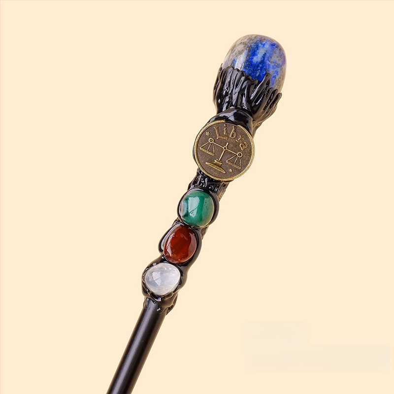 Tarpvalstybinis natūralus krištolas originalus akmuo dvylika žvaigždynų stebuklingos lazdelės krištolo elementas originalus akmuo magiškas skeptras rekvizitai didmeninė prekyba