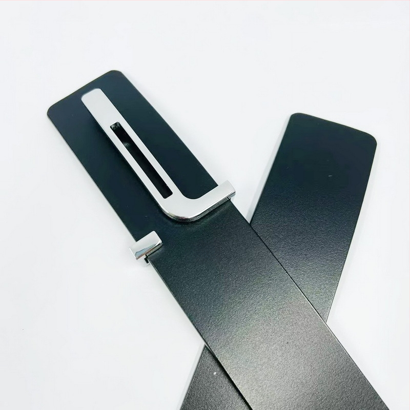 DH tehase otsemüük meeste äri- ja vabaajarõivaste mitmekülgne vööpannal 4,0 cm tsingisulamist sileda plaadiga pandla T-kujuline pandla hulgimüük