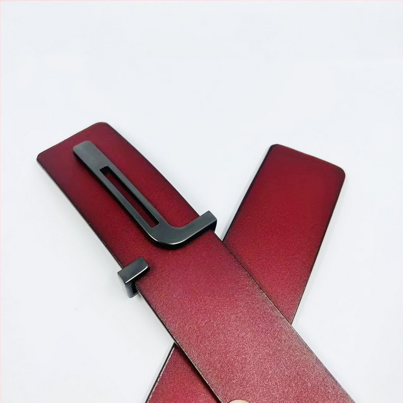 DH tehase otsemüük meeste äri- ja vabaajarõivaste mitmekülgne vööpannal 4,0 cm tsingisulamist sileda plaadiga pandla T-kujuline pandla hulgimüük