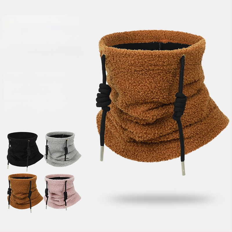 Ruidongi sügis- ja talvine tuulekindel suusasall, õues ratsutamismask, täisnägu kaitsev soe kaelakomplekt, fliisvoodriga külmakindel sall