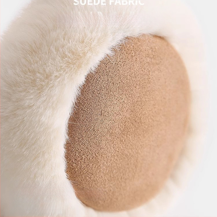 Žieminės pliušinės ausinės, moteriškos zomšos šiltos ausinės, atsparios šalčiui, neužšąlančios ausų dangteliai, ausų šildymas