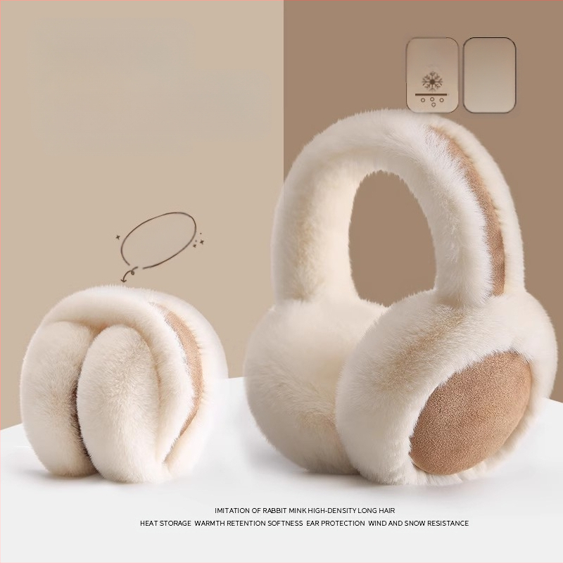 Žieminės pliušinės ausinės, moteriškos zomšos šiltos ausinės, atsparios šalčiui, neužšąlančios ausų dangteliai, ausų šildymas