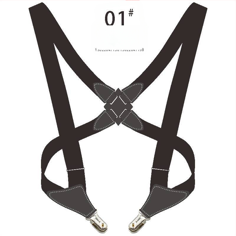 Sursă transfrontalieră Amazon, toc curea elastică, clemă laterală, clemă încrucișată, bretele pentru bărbați și femei pentru adulți