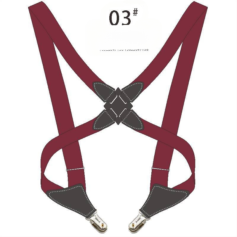 Sursă transfrontalieră Amazon, toc curea elastică, clemă laterală, clemă încrucișată, bretele pentru bărbați și femei pentru adulți