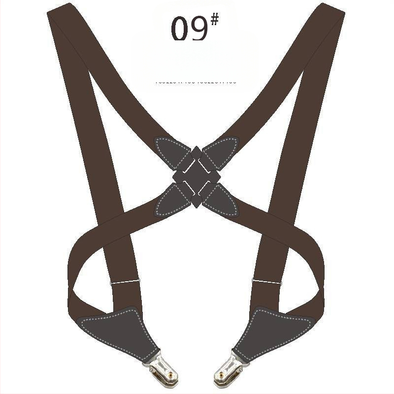 Sursă transfrontalieră Amazon, toc curea elastică, clemă laterală, clemă încrucișată, bretele pentru bărbați și femei pentru adulți