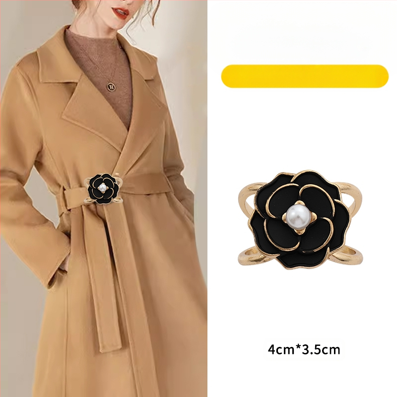 2024 νέα χονδρική αγκράφα μέσης παλτό καρφίτσα κασκόλ αγκράφα αντιανεμικό ζώνη κόμπο αγκράφα κορδέλα σταθερό χονδρικό κασκόλ