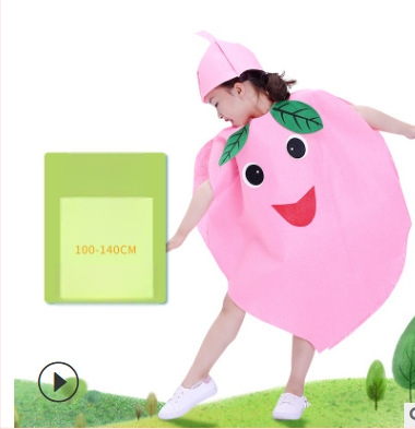 Bērnu dienas augļu kostīms Dārzeņu bērnudārza vides modes skate Helovīna ķirbju skatuves kostīms