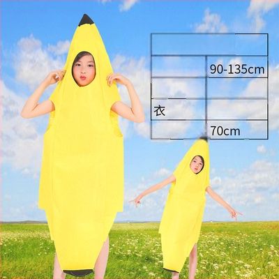 Bērnu dienas augļu kostīms Dārzeņu bērnudārza vides modes skate Helovīna ķirbju skatuves kostīms