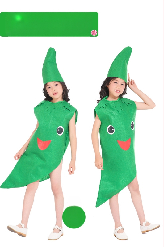 Bērnu dienas augļu kostīms Dārzeņu bērnudārza vides modes skate Helovīna ķirbju skatuves kostīms