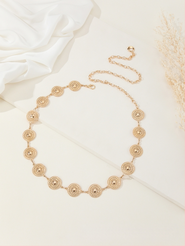 Cezhraničné výbuchy Európske a americké kovové slnečnicové dámske retiazky do pása Módne jednoduché oblekové doplnky do pása