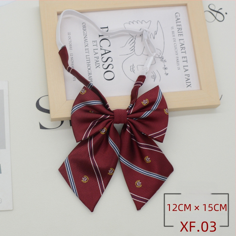 JK kaklaraištis, studentė, japoniško stiliaus, korėjietiško stiliaus, kolegijos stiliaus, užtrauktuku be mazgų, uniforma, uniformos aksesuarai, kaspinas, madinga raudona spalva.