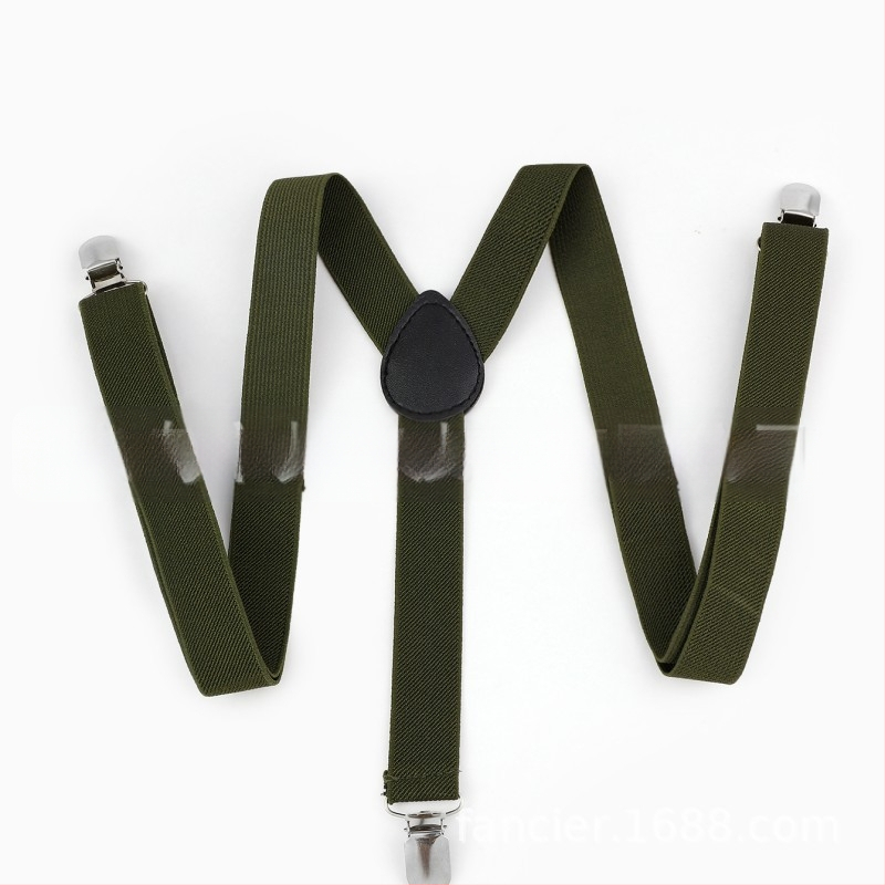 Madingos, laisvalaikio stiliaus, elastinės petnešos su trimis segtukais, vienspalvės, reguliuojamo ilgio, unisex, tiesūs plaukai.