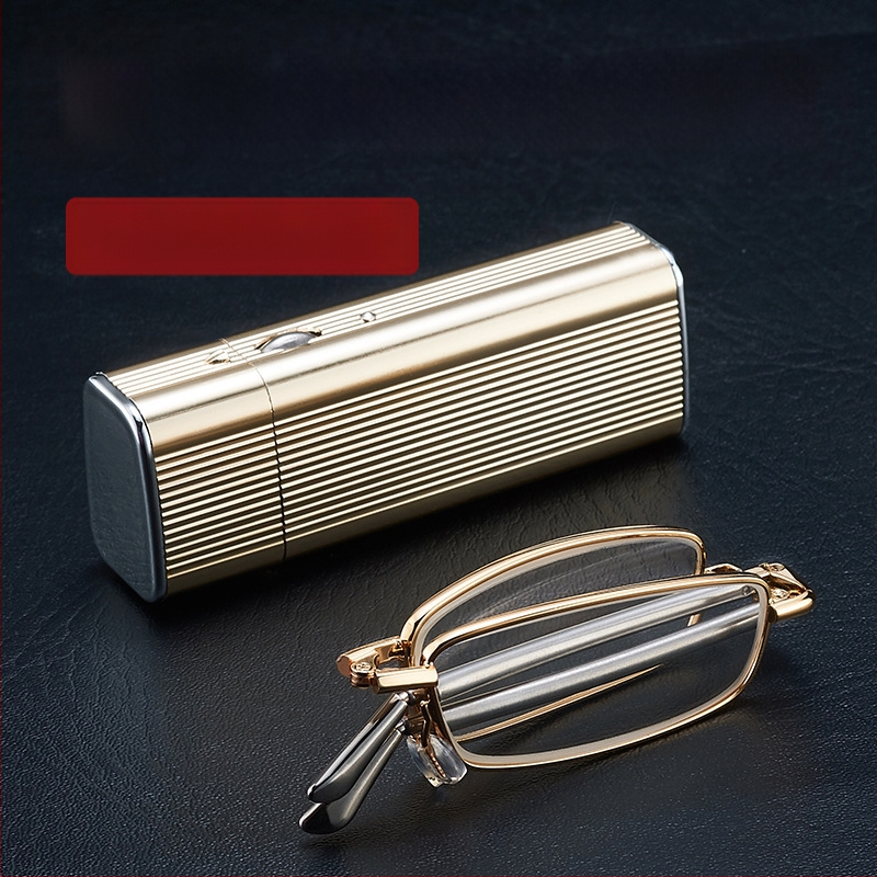 Εκρηκτική κεραία τσέπης, πτυσσόμενο μικρό κόκκινο βιβλίο τρέμολο με προστασία ματιών HD, μοντέρνα εξαιρετικά ελαφριά γυαλιά ανάγνωσης κατά της κόπωσης