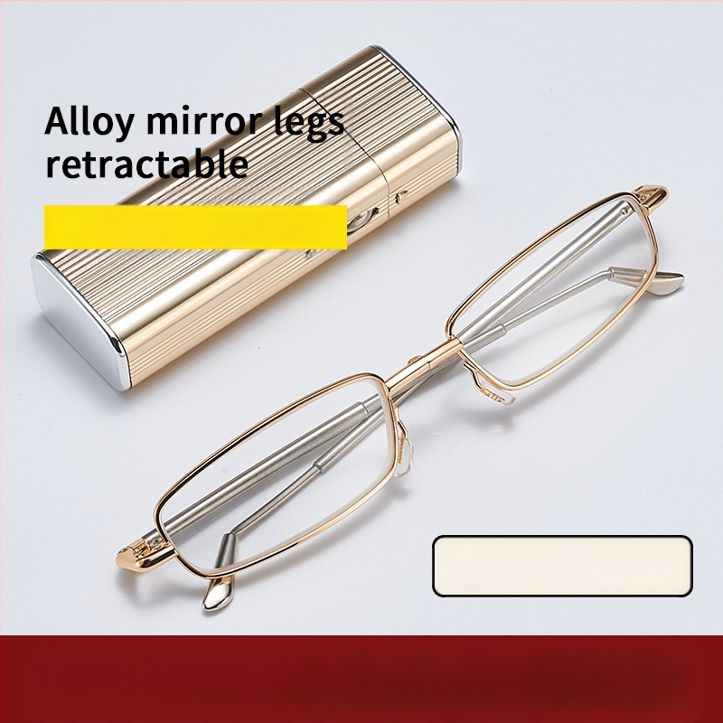 Εκρηκτική κεραία τσέπης, πτυσσόμενο μικρό κόκκινο βιβλίο τρέμολο με προστασία ματιών HD, μοντέρνα εξαιρετικά ελαφριά γυαλιά ανάγνωσης κατά της κόπωσης