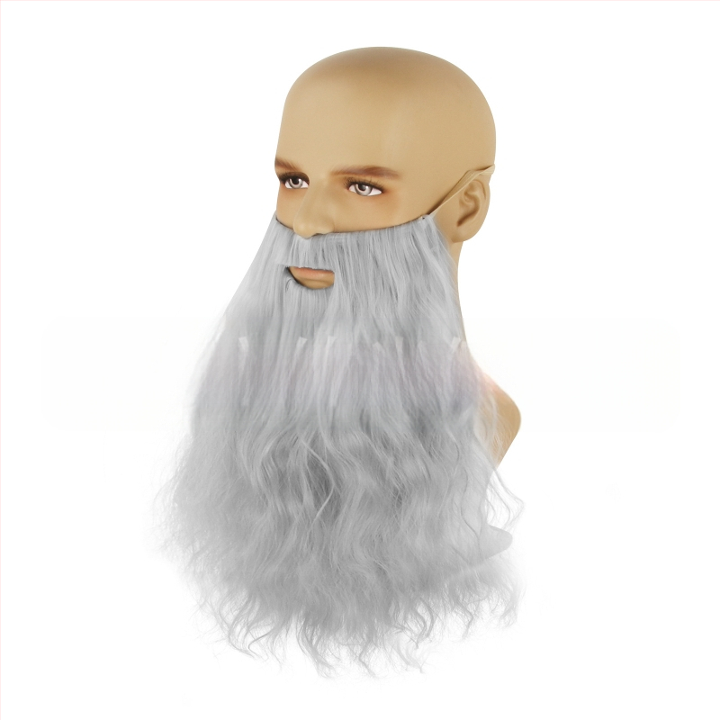 Хелоуин перука брада брада Гандалф брада косплей брада реквизит