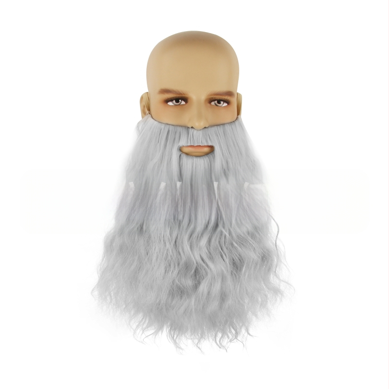 Хелоуин перука брада брада Гандалф брада косплей брада реквизит