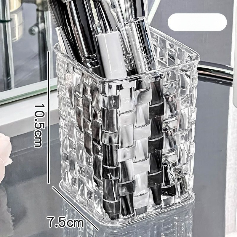 Galda pildspalvu turētāja uzglabāšanas kaste studentu kopmītņu rakstāmgalds rakstāmgalda kancelejas preču uzglabāšanas plaukts caurspīdīga kastes artefakts