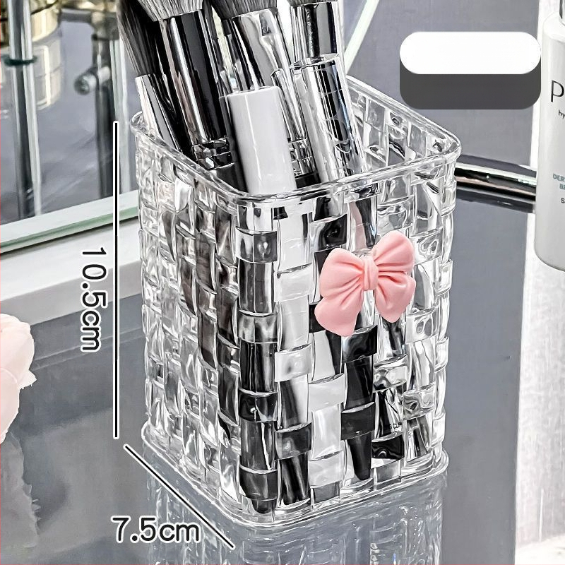 Galda pildspalvu turētāja uzglabāšanas kaste studentu kopmītņu rakstāmgalds rakstāmgalda kancelejas preču uzglabāšanas plaukts caurspīdīga kastes artefakts