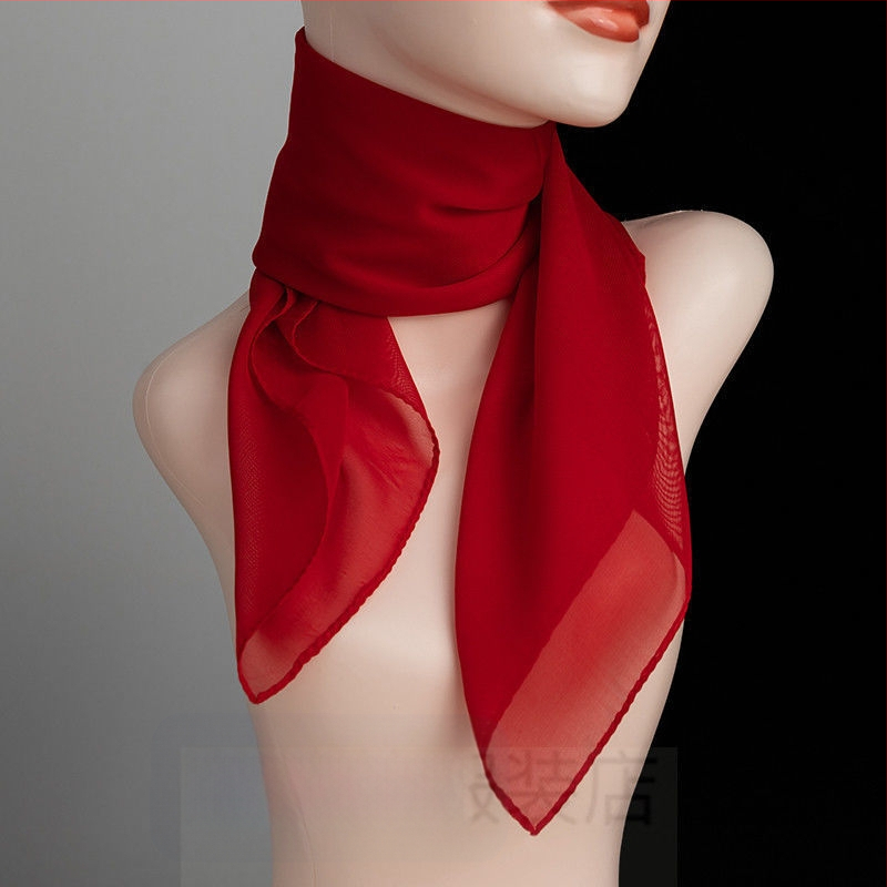 2021 m. mados „Joker“ paprastas ir dosnus šifono šilko šalikas motinai, kelioninis madingas apsaugos nuo saulės kremas, mažas kvadratas, apsaugantis nuo ultravioletinių spindulių