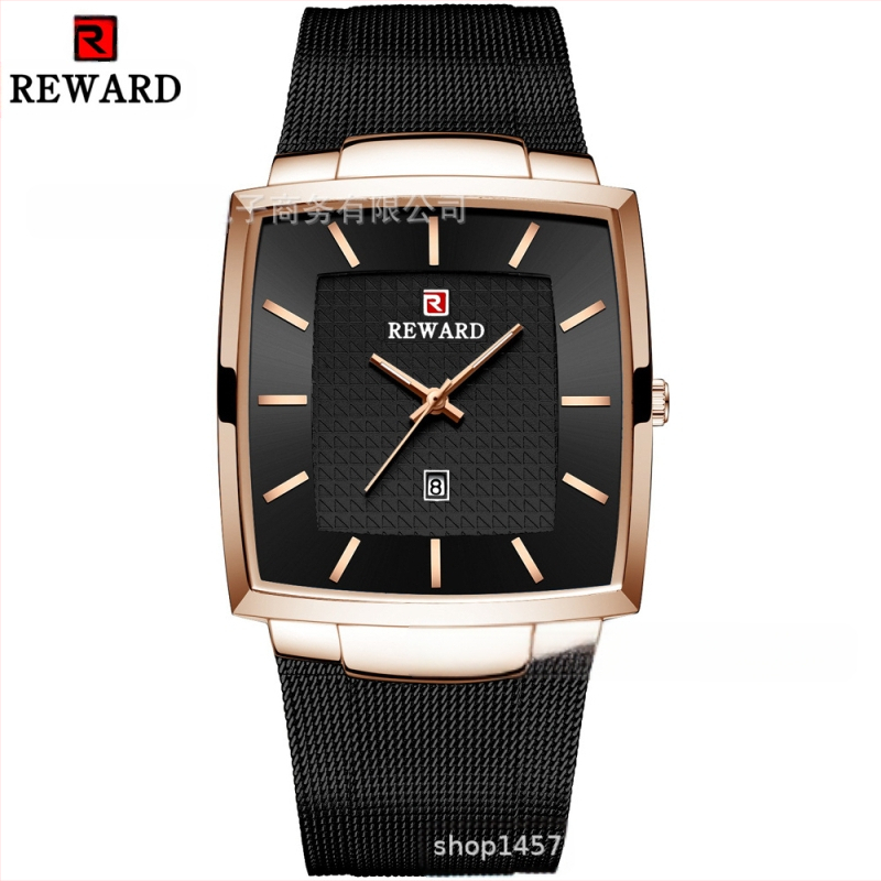 Apdovanojimas Paprastas Vyriškas Laikrodis Vandeniui Atsparus Kalendorius Vyriškas Tinklinis Diržas Verslo Kvarcinis Laikrodis Eksportuoti Vyriškas Laikrodis 62009m