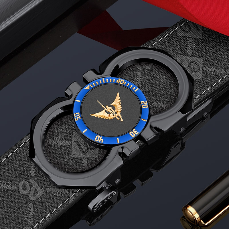 Мъжки колан King Paul от естествена кожа 2024 Нов висок клас моден колан за мъже и млади хора, модерен ежедневен колан за панталони