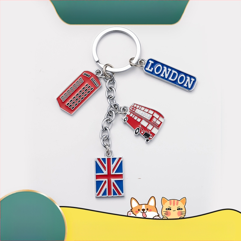 Ключодържател от цинкова сплав, тенденция за пътуване, сувенир, ключодържател за кола, боя, ученическа чанта, раница, ключодържател, висулка