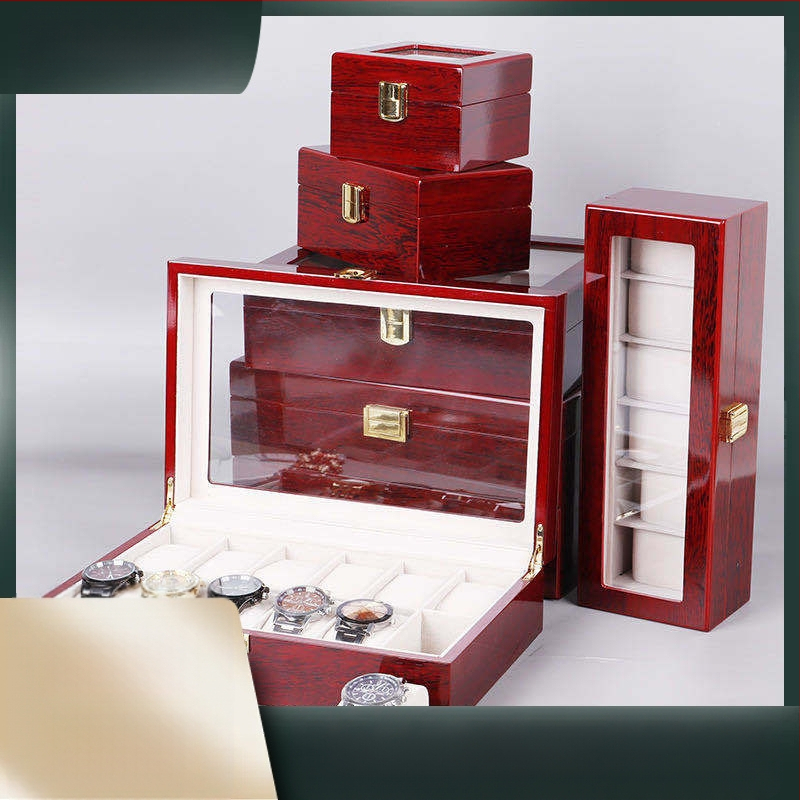 Taškinis tiekimas 6 10 12 20 24 laikrodžių dėžutė Laikrodžių laikymo dėžutė Laikrodžių dovanų dėžutė PU laikrodžių dėžutė