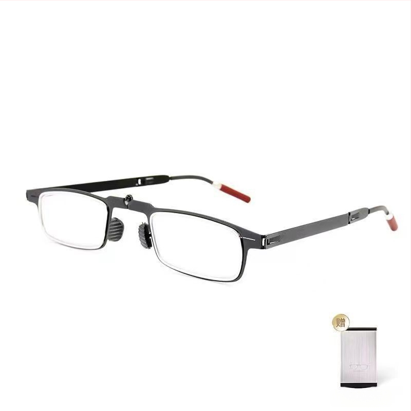 Фабрично директно от производителя ултратънки сгъваеми нови очила за четене HD преносими мъжки удобни очила за четене, поддръжка на мобилен телефон