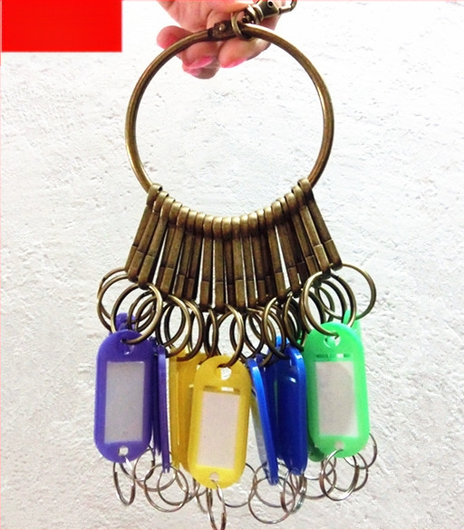 Ρετρό μπρελόκ με παχύρρευστο μπρελόκ, δαχτυλίδι κλειδιού, μεγάλη μπρελόκ, αποθήκη αυτοκινήτου, ξενοδοχείο, αποθήκευση κλειδιών ιδιοκτήτη