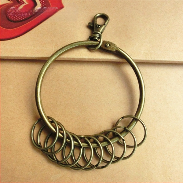 Ρετρό μπρελόκ με παχύρρευστο μπρελόκ, δαχτυλίδι κλειδιού, μεγάλη μπρελόκ, αποθήκη αυτοκινήτου, ξενοδοχείο, αποθήκευση κλειδιών ιδιοκτήτη