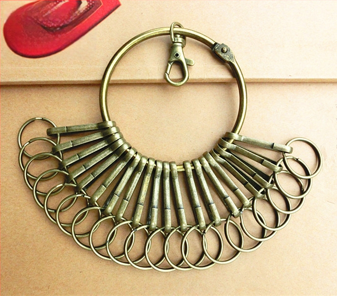 Ρετρό μπρελόκ με παχύρρευστο μπρελόκ, δαχτυλίδι κλειδιού, μεγάλη μπρελόκ, αποθήκη αυτοκινήτου, ξενοδοχείο, αποθήκευση κλειδιών ιδιοκτήτη